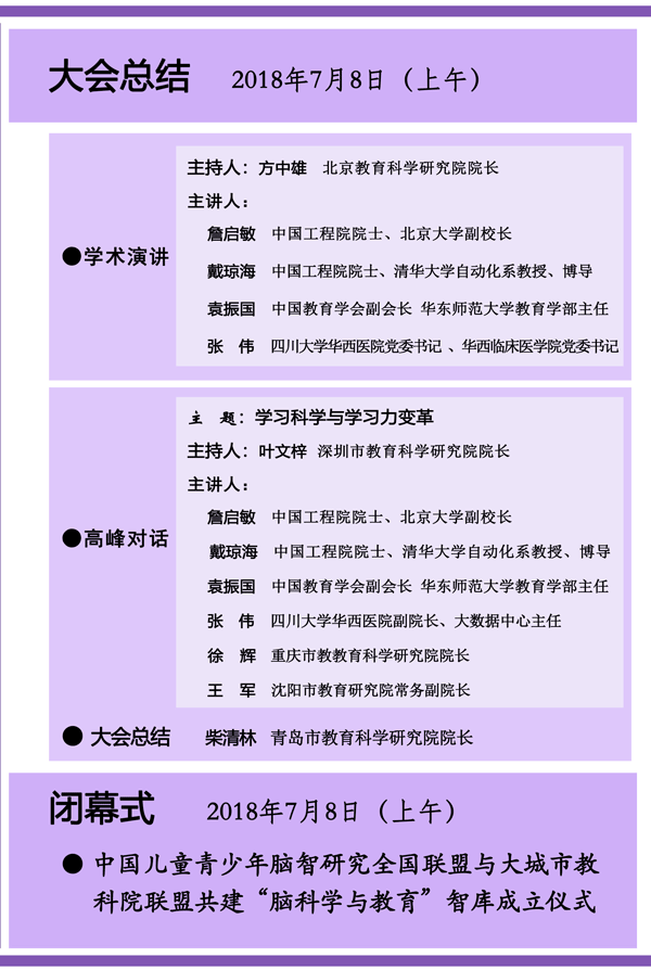 年会 | 多位院士、科学家齐聚青岛，共推脑科学与教育