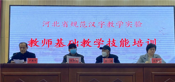河北省石家庄市藁城区举办规范汉字书写教学技能提升培训